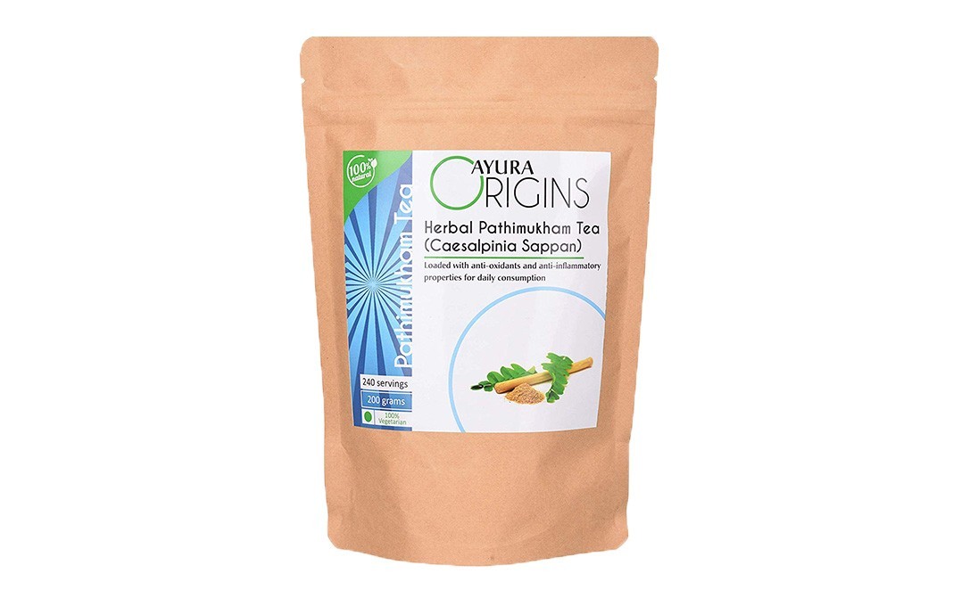 Ayura Origins Herbal Pathimukham Tea (Caesalpinia Sappan)   Pack  200 grams